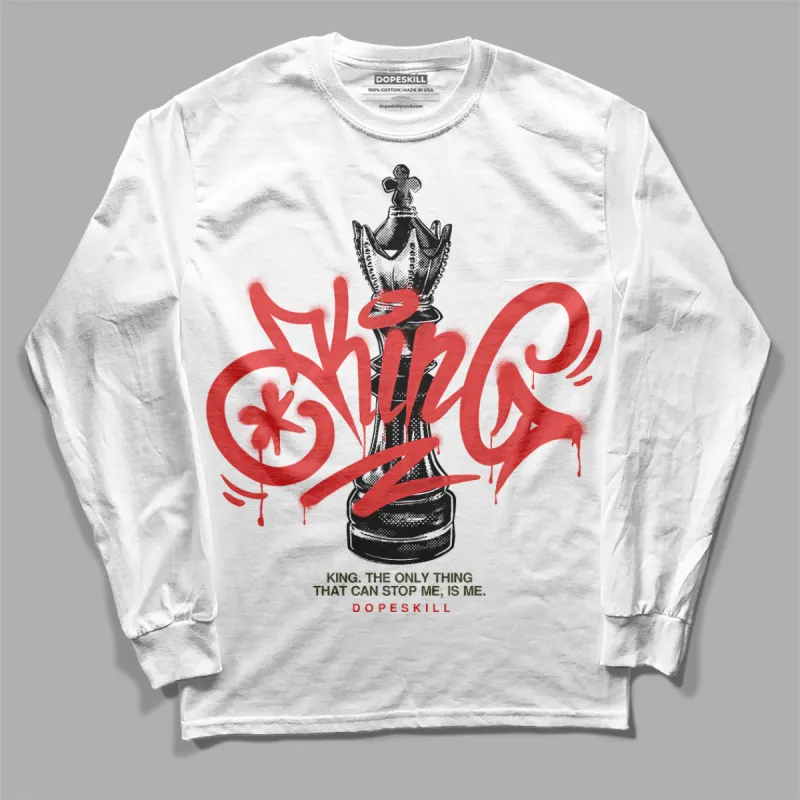 Dunk Mystic Red Cargo Khaki DopeSkill Long Sleeve T-Shirt King Chess Graphic sold by DopeSkill