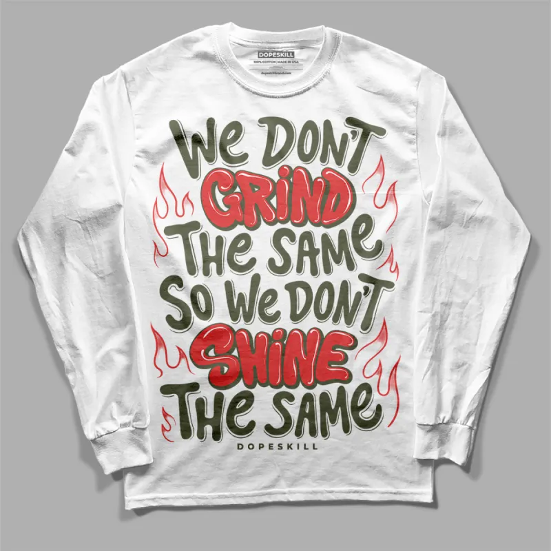 Dunk Mystic Red Cargo Khaki DopeSkill Long Sleeve T-Shirt Grind Shine Graphic sold by DopeSkill