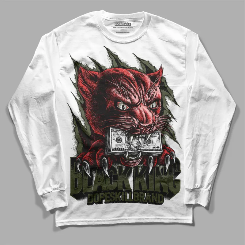 Dunk Mystic Red Cargo Khaki DopeSkill Long Sleeve T-Shirt Black King Graphic sold by DopeSkill
