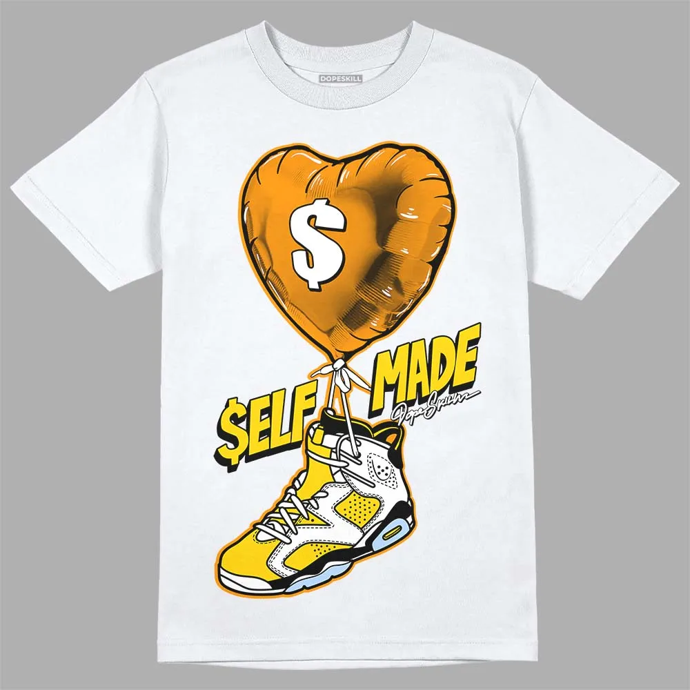 Yellow Ochre 6s DopeSkill T-Shirt Self Made Graphic sold by DopeSkill product image thumbnail 2