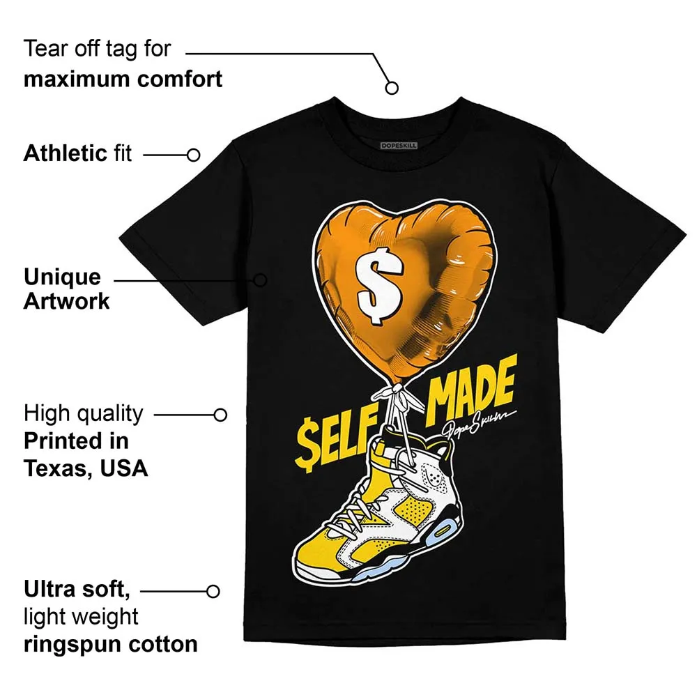 Yellow Ochre 6s DopeSkill T-Shirt Self Made Graphic sold by DopeSkill product image thumbnail 3