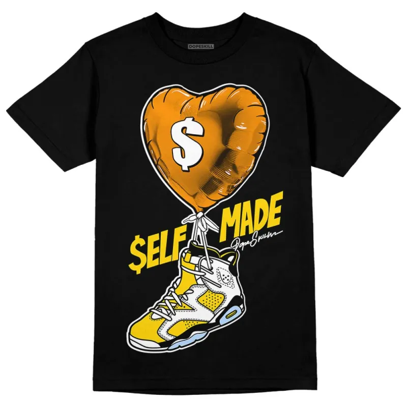 Yellow Ochre 6s DopeSkill T-Shirt Self Made Graphic sold by DopeSkill
