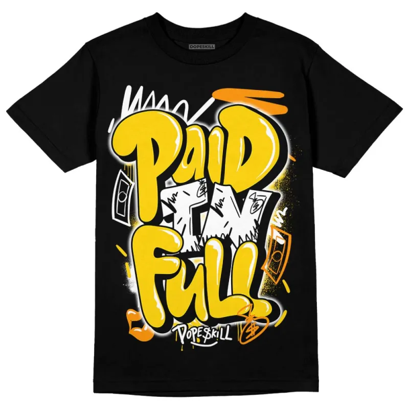 Yellow Ochre 6s DopeSkill T-Shirt New Paid In Full Graphic sold by DopeSkill