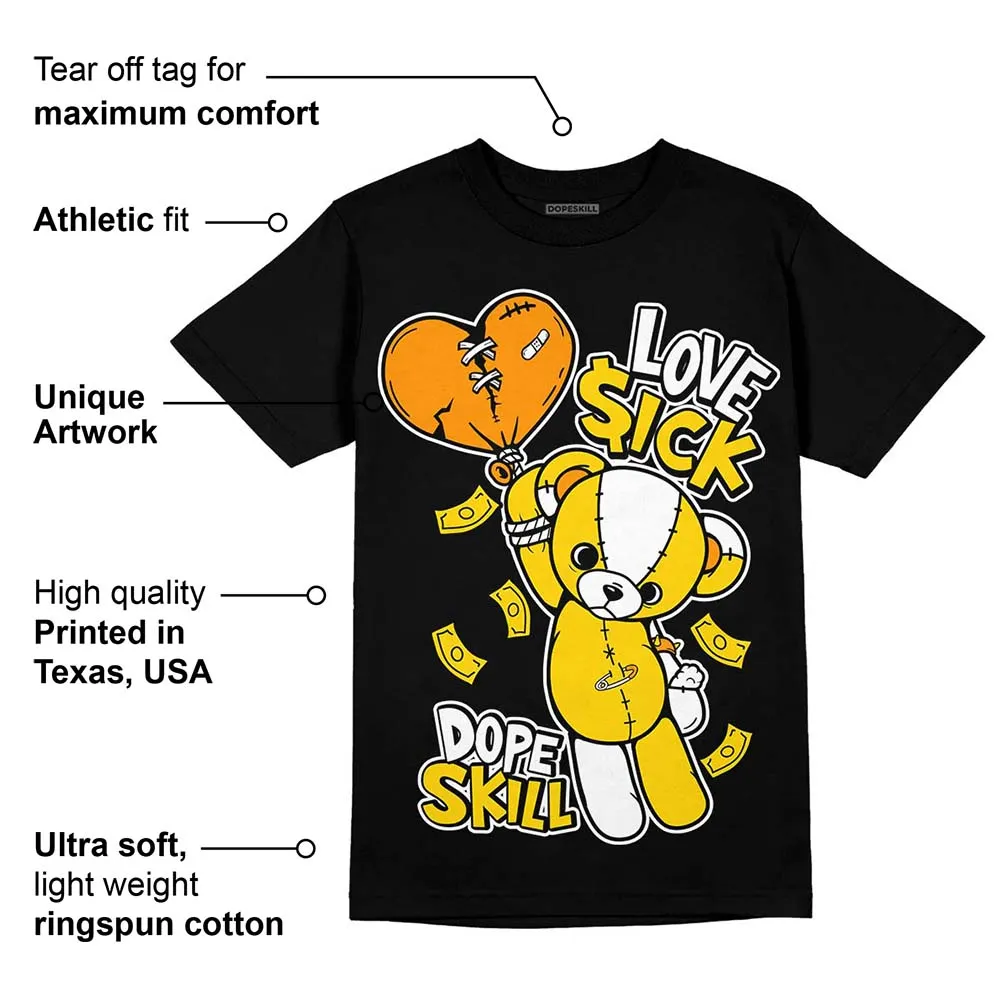 Yellow Ochre 6s DopeSkill T-Shirt Love Sick Graphic sold by DopeSkill product image thumbnail 3