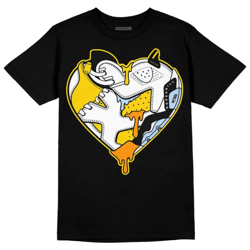 Yellow Ochre 6s DopeSkill T-Shirt Heart Jordan 6 Graphic sold by DopeSkill