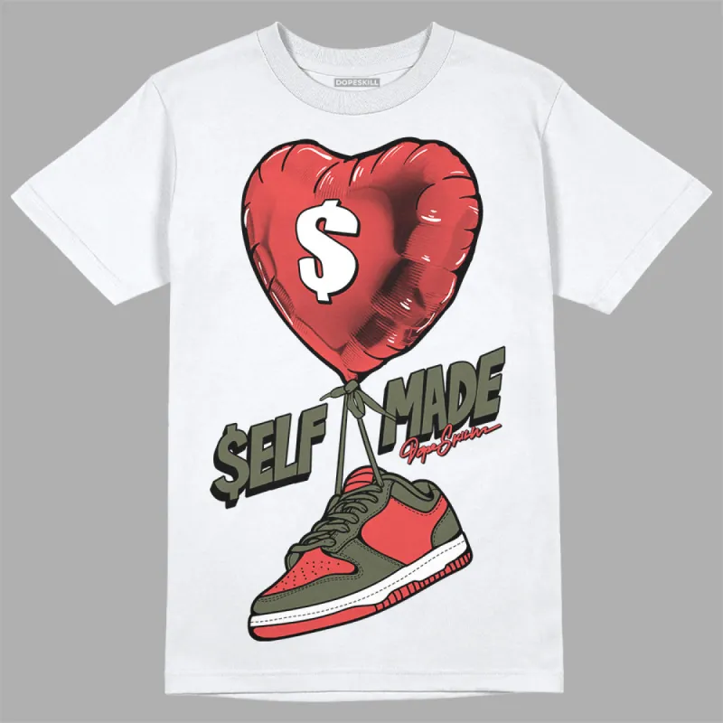 Dunk Mystic Red Cargo Khaki DopeSkill T-Shirt Self Made Graphic sold by DopeSkill
