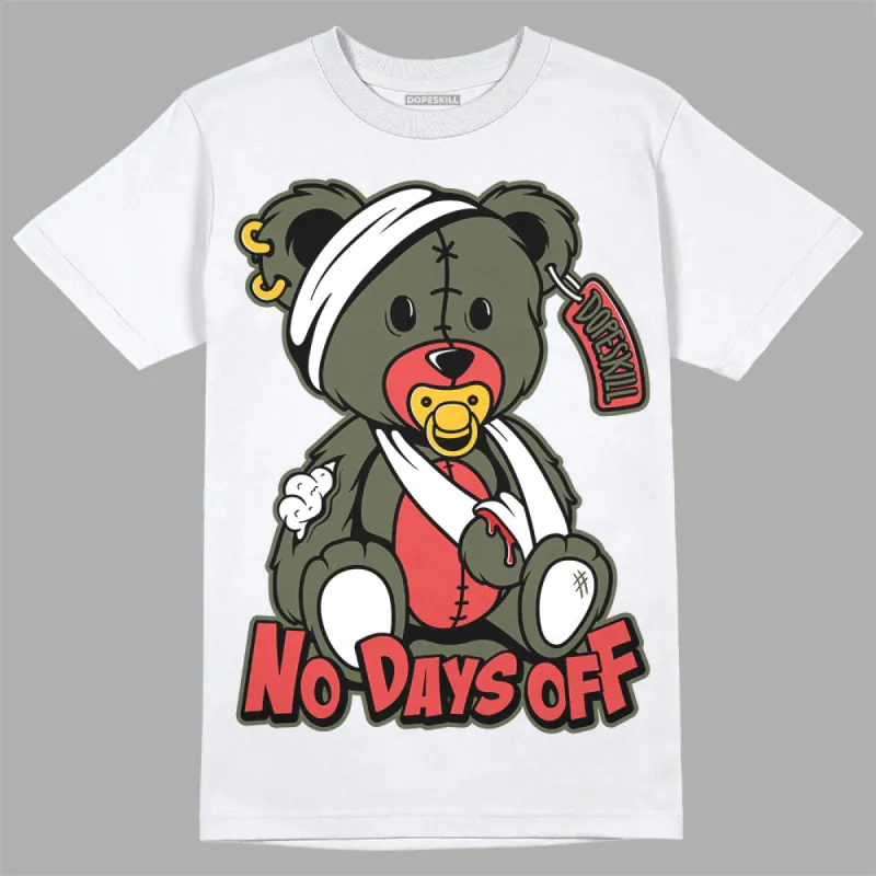 Dunk Mystic Red Cargo Khaki DopeSkill T-Shirt Hurt Bear Graphic sold by DopeSkill