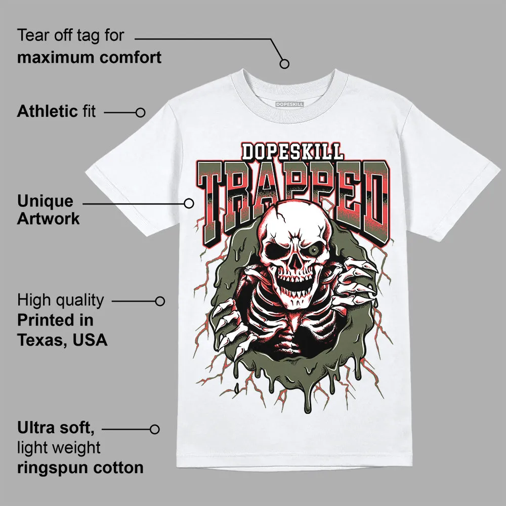 Dunk Mystic Red Cargo Khaki DopeSkill T-Shirt Trapped Halloween Graphic sold by DopeSkill product image thumbnail 3