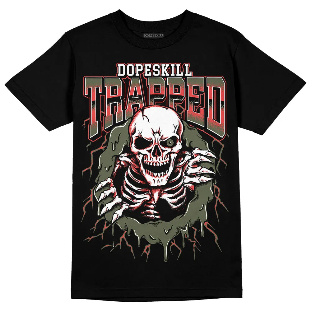 Dunk Mystic Red Cargo Khaki DopeSkill T-Shirt Trapped Halloween Graphic sold by DopeSkill product image thumbnail 2
