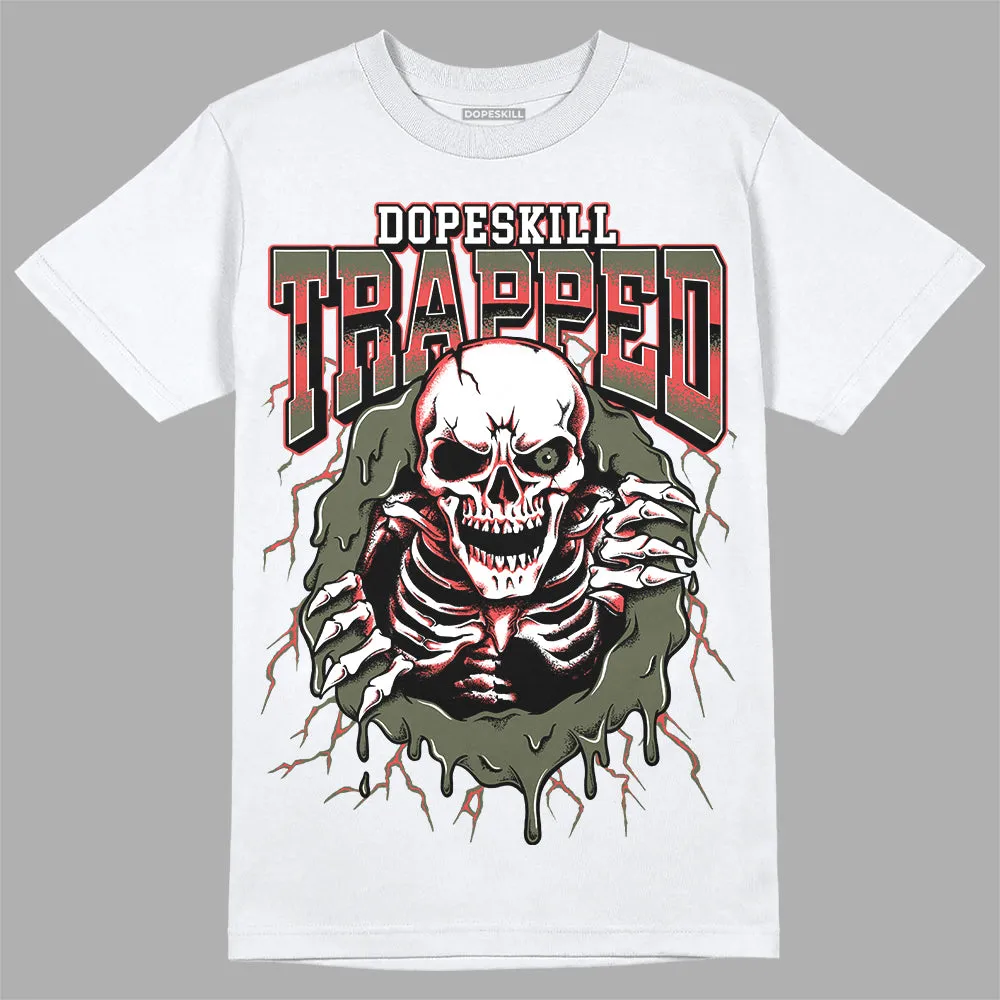 Dunk Mystic Red Cargo Khaki DopeSkill T-Shirt Trapped Halloween Graphic sold by DopeSkill