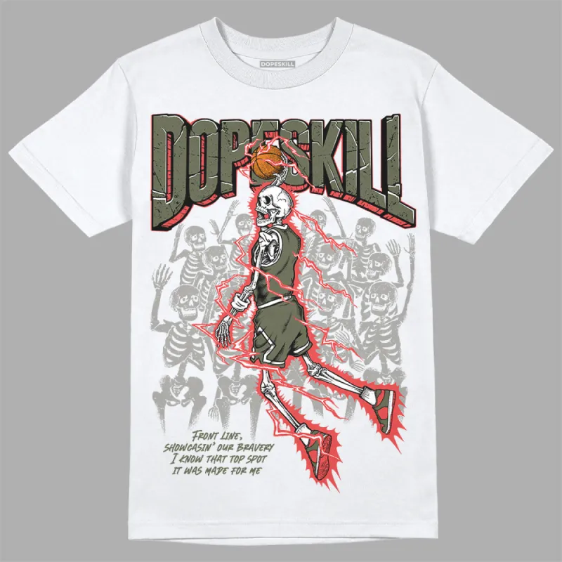 Dunk Mystic Red Cargo Khaki DopeSkill T-Shirt Thunder Dunk Graphic sold by DopeSkill