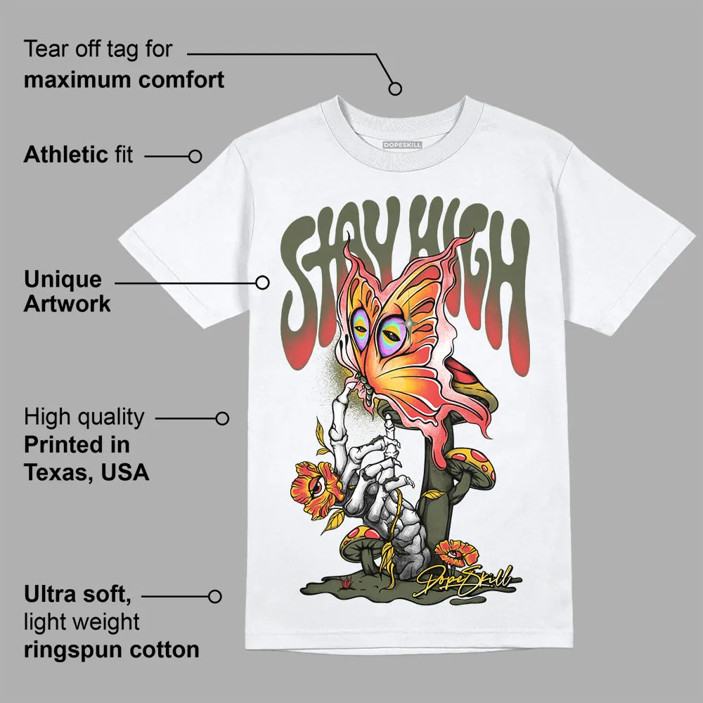 Dunk Mystic Red Cargo Khaki DopeSkill T-Shirt Stay High Graphic sold by DopeSkill product image thumbnail 3