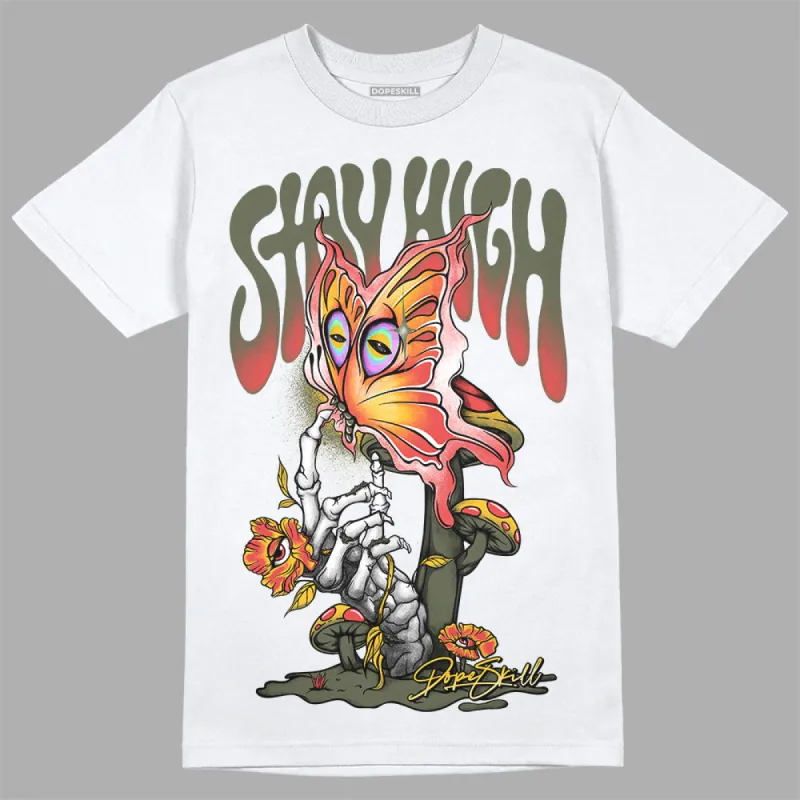 Dunk Mystic Red Cargo Khaki DopeSkill T-Shirt Stay High Graphic sold by DopeSkill