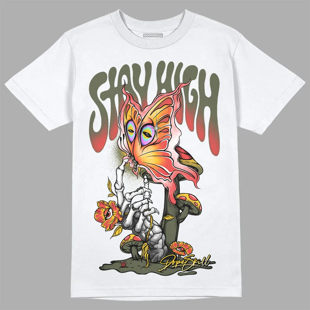 Dunk Mystic Red Cargo Khaki DopeSkill T-Shirt Stay High Graphic sold by DopeSkill