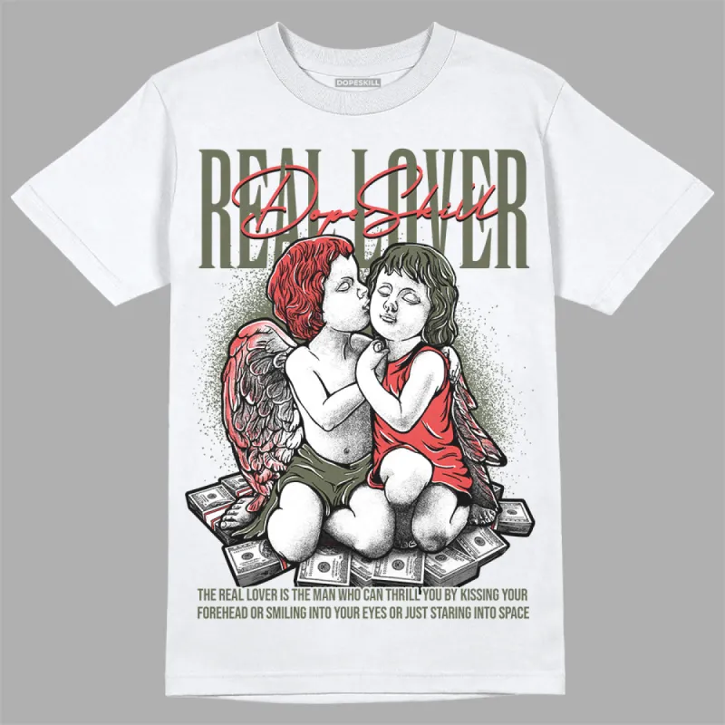 Dunk Mystic Red Cargo Khaki DopeSkill T-Shirt Real Lover Graphic sold by DopeSkill