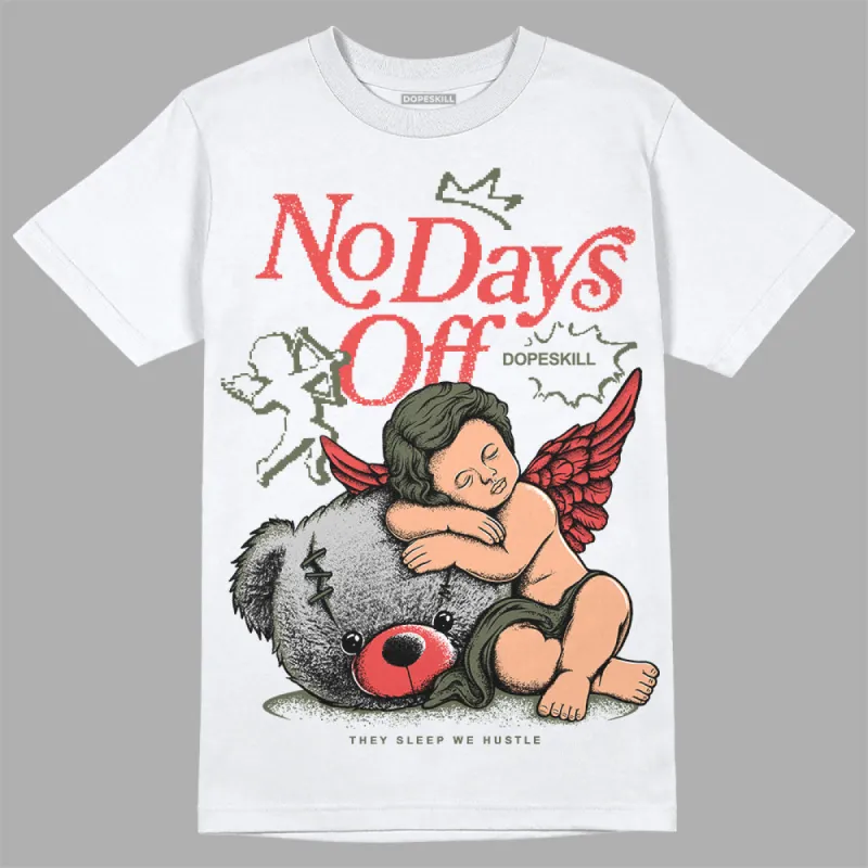 Dunk Mystic Red Cargo Khaki DopeSkill T-Shirt New No Days Off Graphic sold by DopeSkill