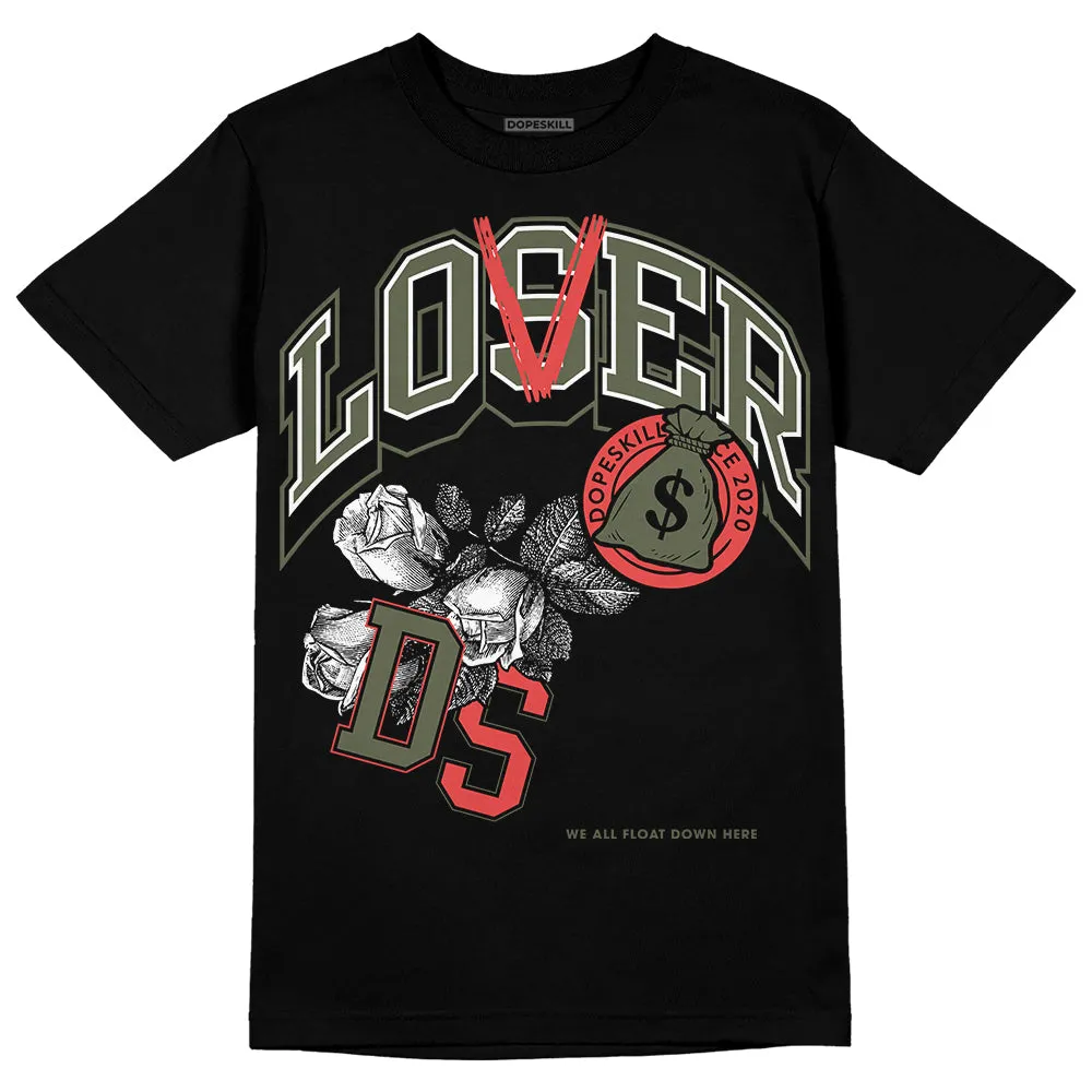 Dunk Mystic Red Cargo Khaki DopeSkill T-Shirt Loser Lover Graphic sold by DopeSkill product image thumbnail 2