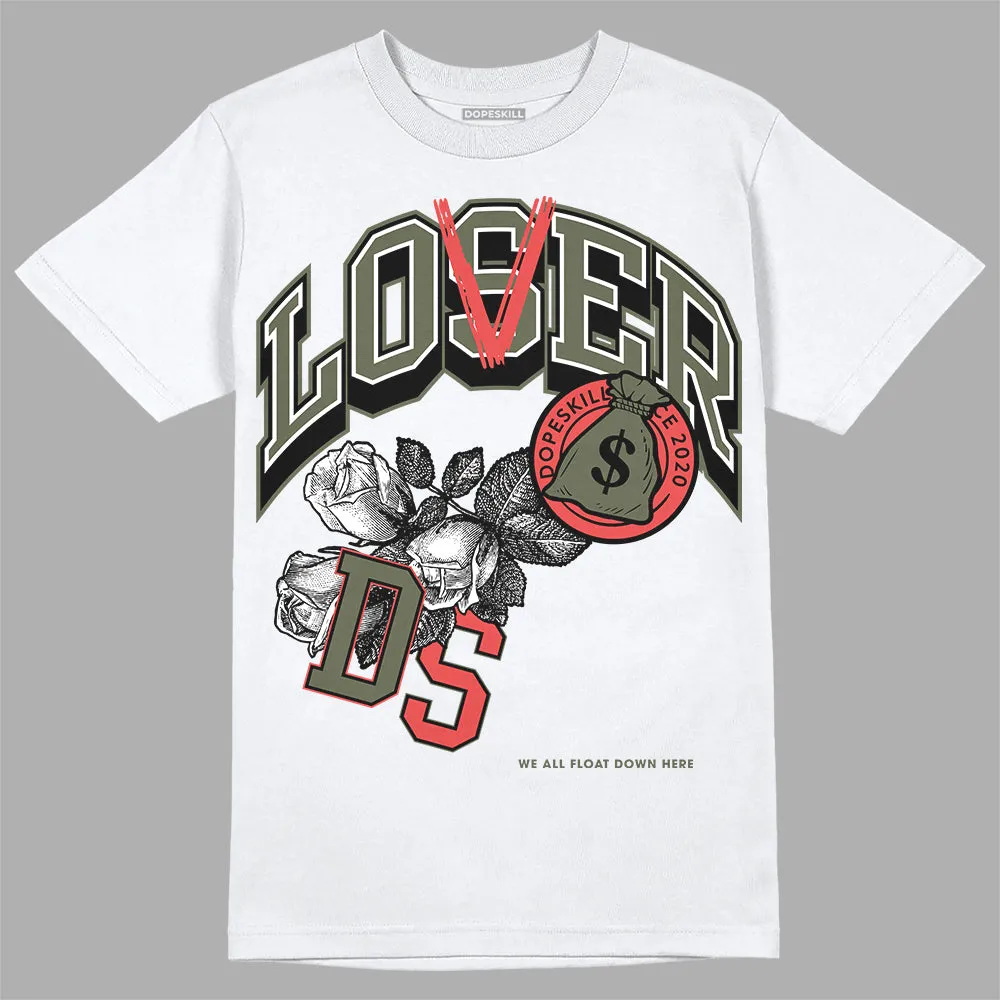 Dunk Mystic Red Cargo Khaki DopeSkill T-Shirt Loser Lover Graphic sold by DopeSkill