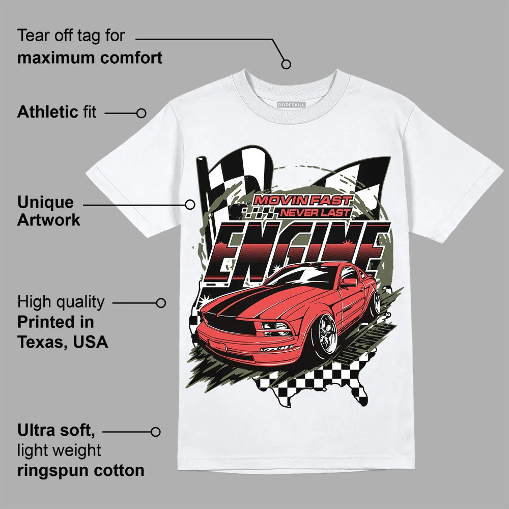 Dunk Mystic Red Cargo Khaki DopeSkill T-Shirt ENGINE Tshirt Graphic sold by DopeSkill product image thumbnail 3