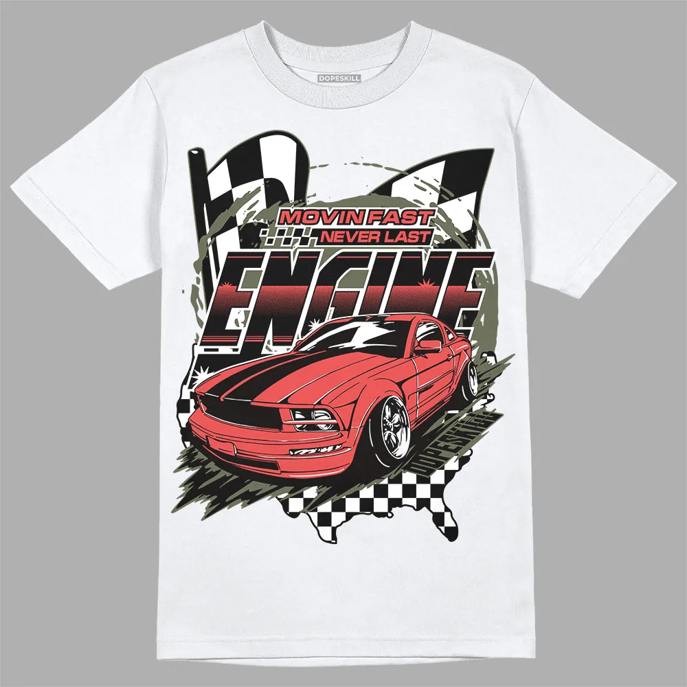 Dunk Mystic Red Cargo Khaki DopeSkill T-Shirt ENGINE Tshirt Graphic sold by DopeSkill