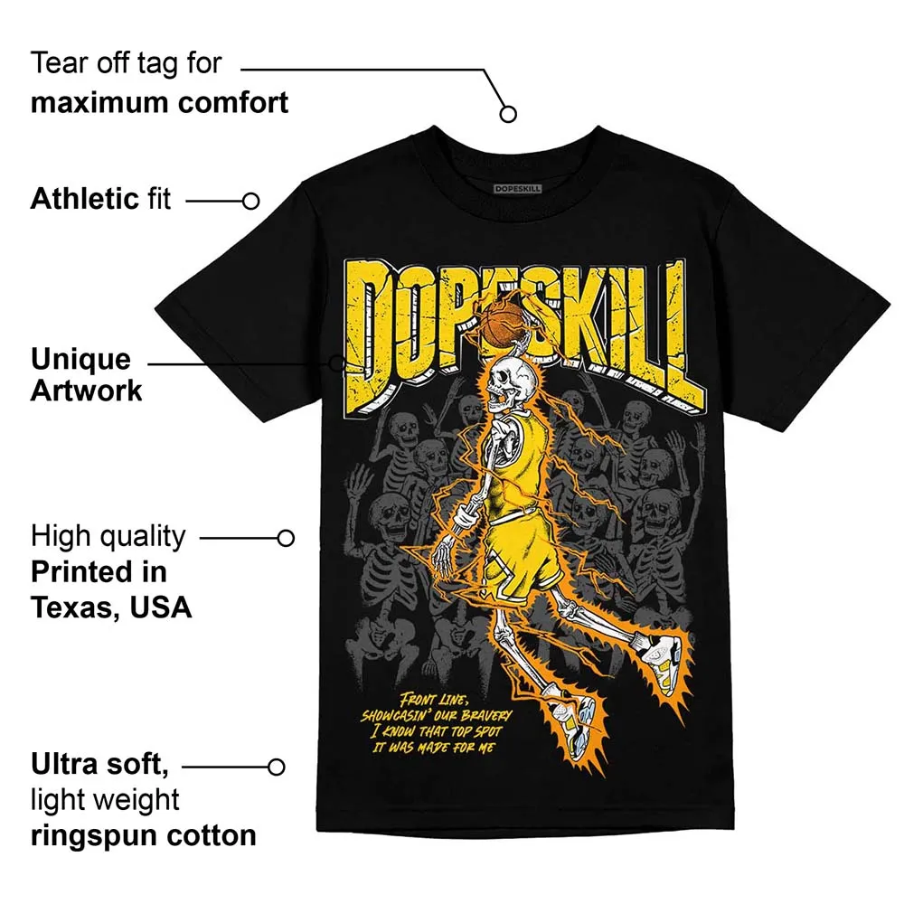 Yellow Ochre 6s DopeSkill T-Shirt Thunder Dunk Graphic sold by DopeSkill product image thumbnail 3
