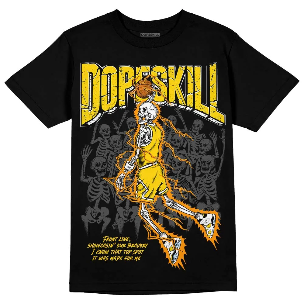 Yellow Ochre 6s DopeSkill T-Shirt Thunder Dunk Graphic sold by DopeSkill