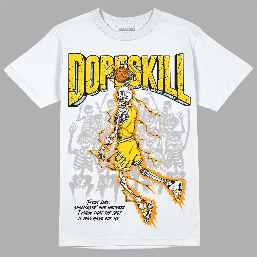 Yellow Ochre 6s DopeSkill T-Shirt Thunder Dunk Graphic sold by DopeSkill product image thumbnail 2