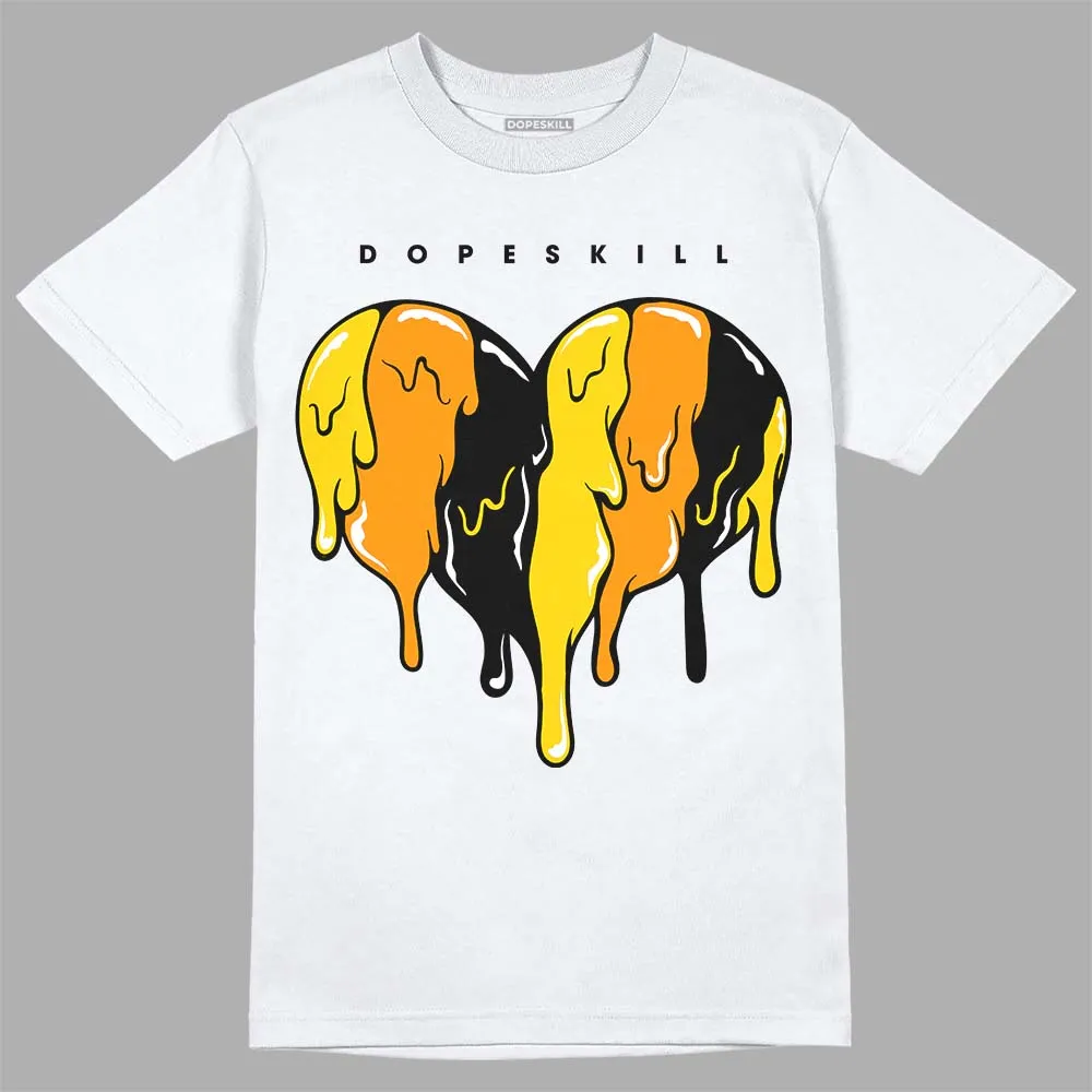 Yellow Ochre 6s DopeSkill T-Shirt Slime Drip Heart Graphic sold by DopeSkill product image thumbnail 2