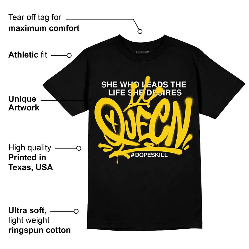 Yellow Ochre 6s DopeSkill T-Shirt Queen Graphic sold by DopeSkill product image thumbnail 3
