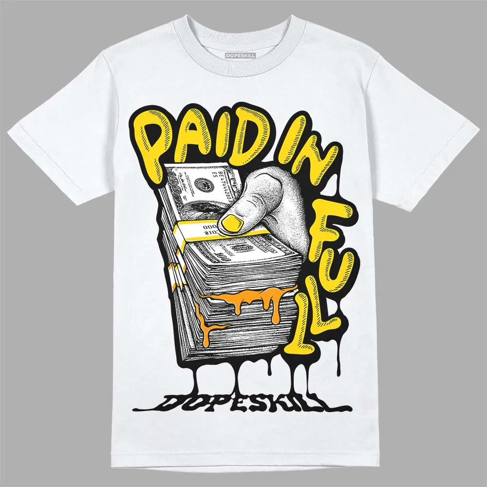 Yellow Ochre 6s DopeSkill T-Shirt Paid In Full Graphic sold by DopeSkill product image thumbnail 2