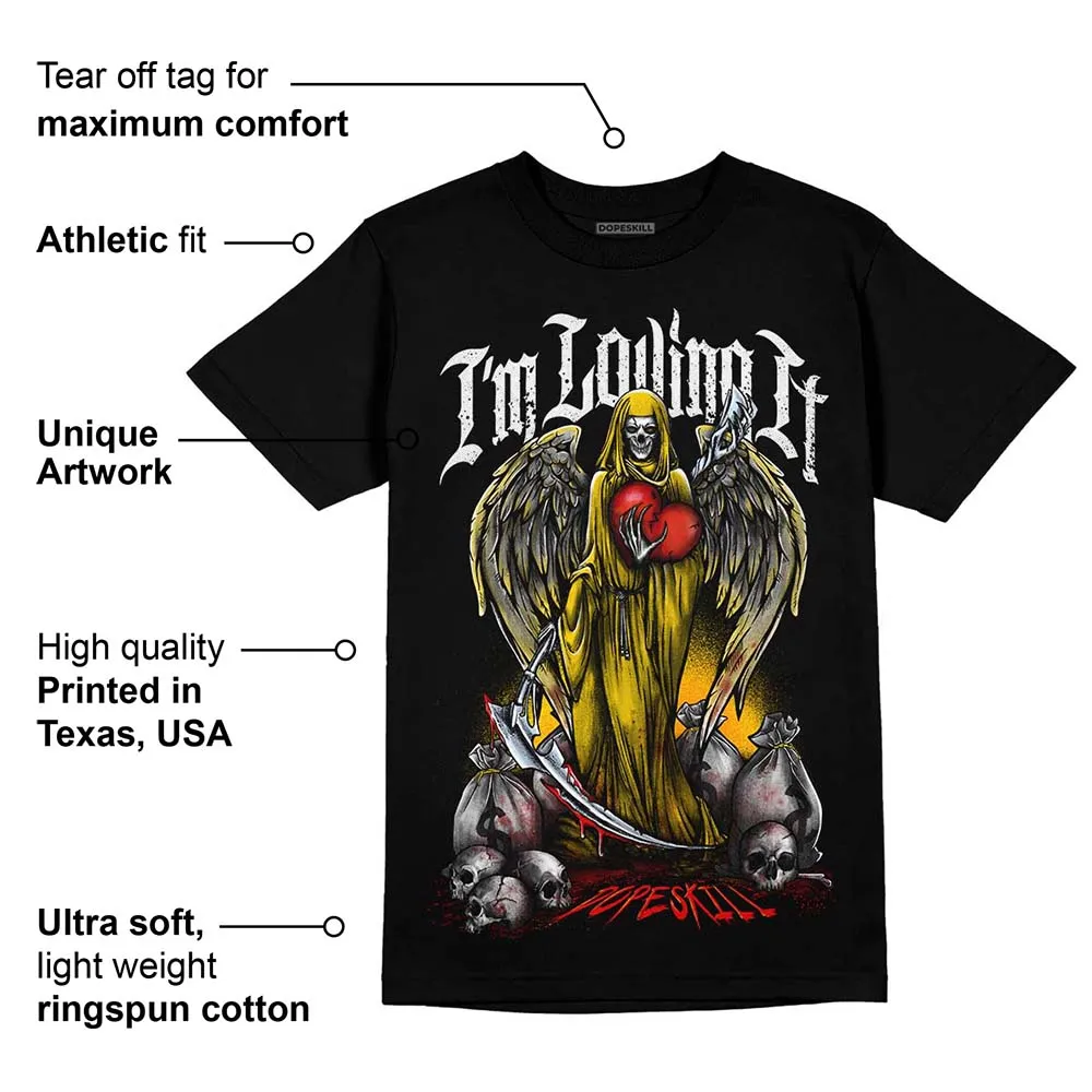Yellow Ochre 6s DopeSkill T-Shirt New I'm Loving It Graphic sold by DopeSkill product image thumbnail 3