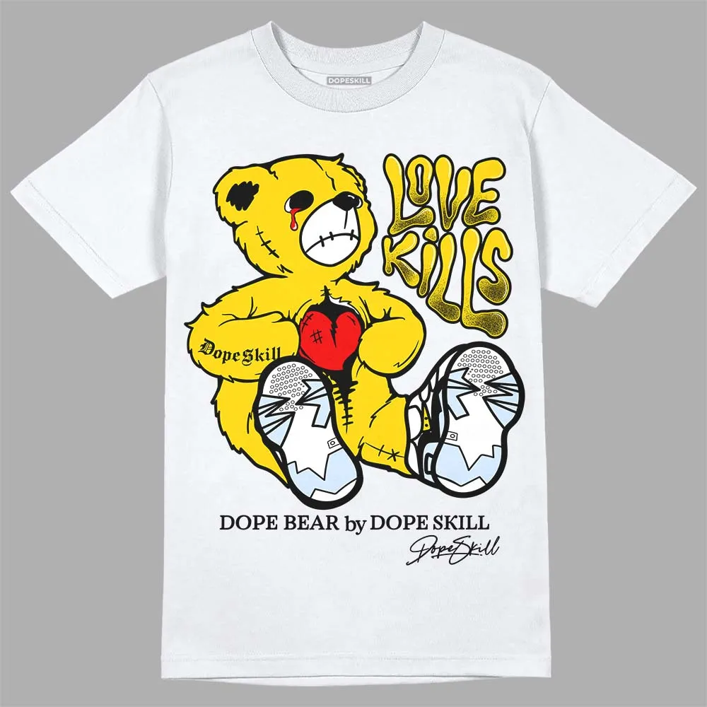 Yellow Ochre 6s DopeSkill T-Shirt Love Kills Graphic sold by DopeSkill product image thumbnail 2