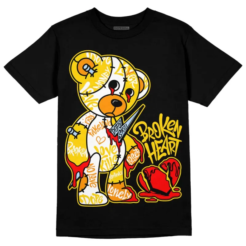 Yellow Ochre 6s DopeSkill T-Shirt Broken Heart Graphic sold by DopeSkill