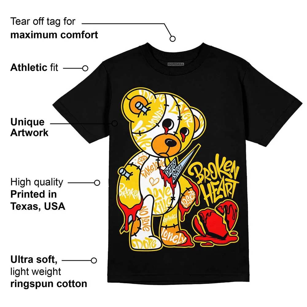 Yellow Ochre 6s DopeSkill T-Shirt Broken Heart Graphic sold by DopeSkill product image thumbnail 3