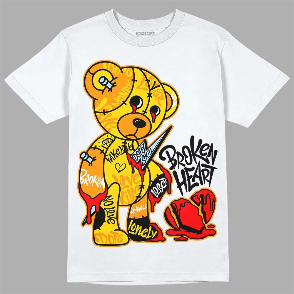 Yellow Ochre 6s DopeSkill T-Shirt Broken Heart Graphic sold by DopeSkill product image thumbnail 2
