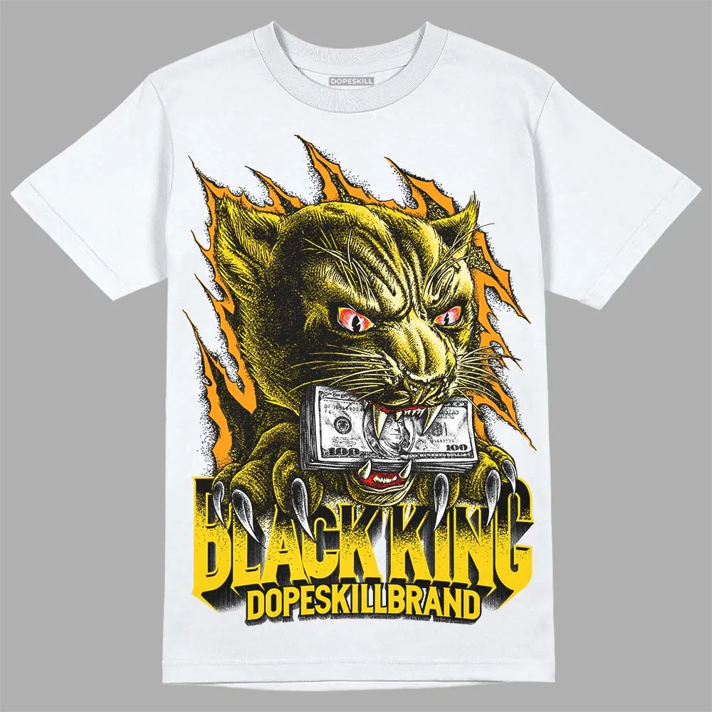 Yellow Ochre 6s DopeSkill T-Shirt Black King Graphic sold by DopeSkill product image thumbnail 2
