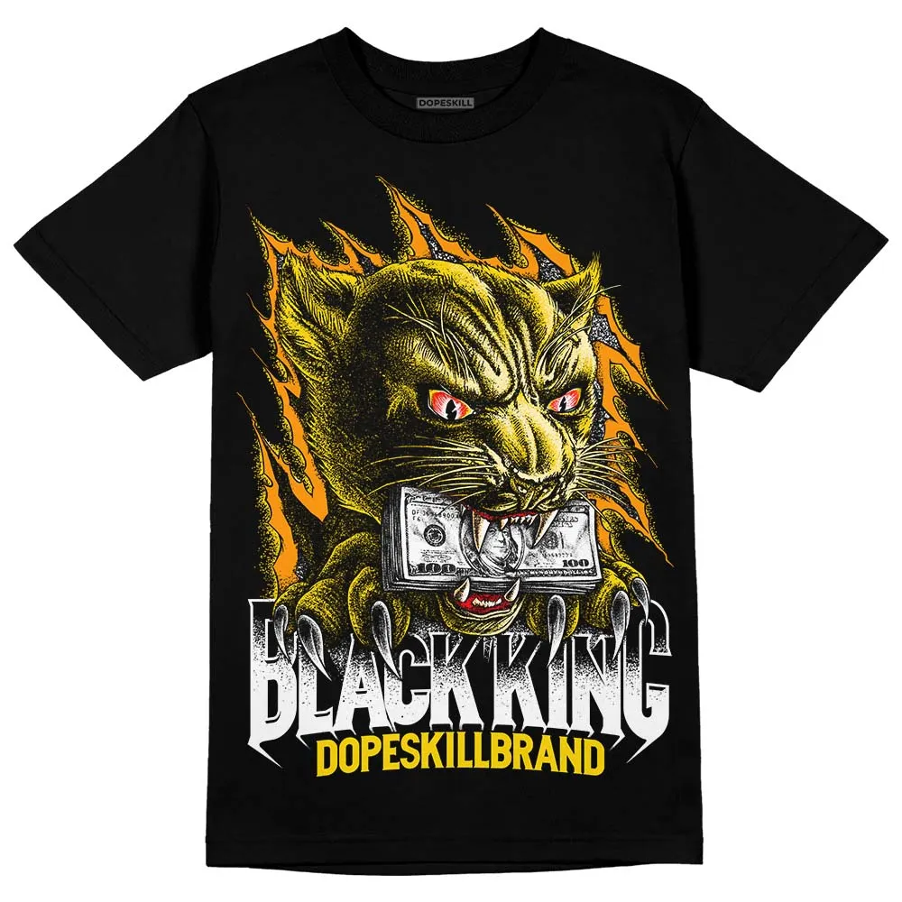 Yellow Ochre 6s DopeSkill T-Shirt Black King Graphic sold by DopeSkill