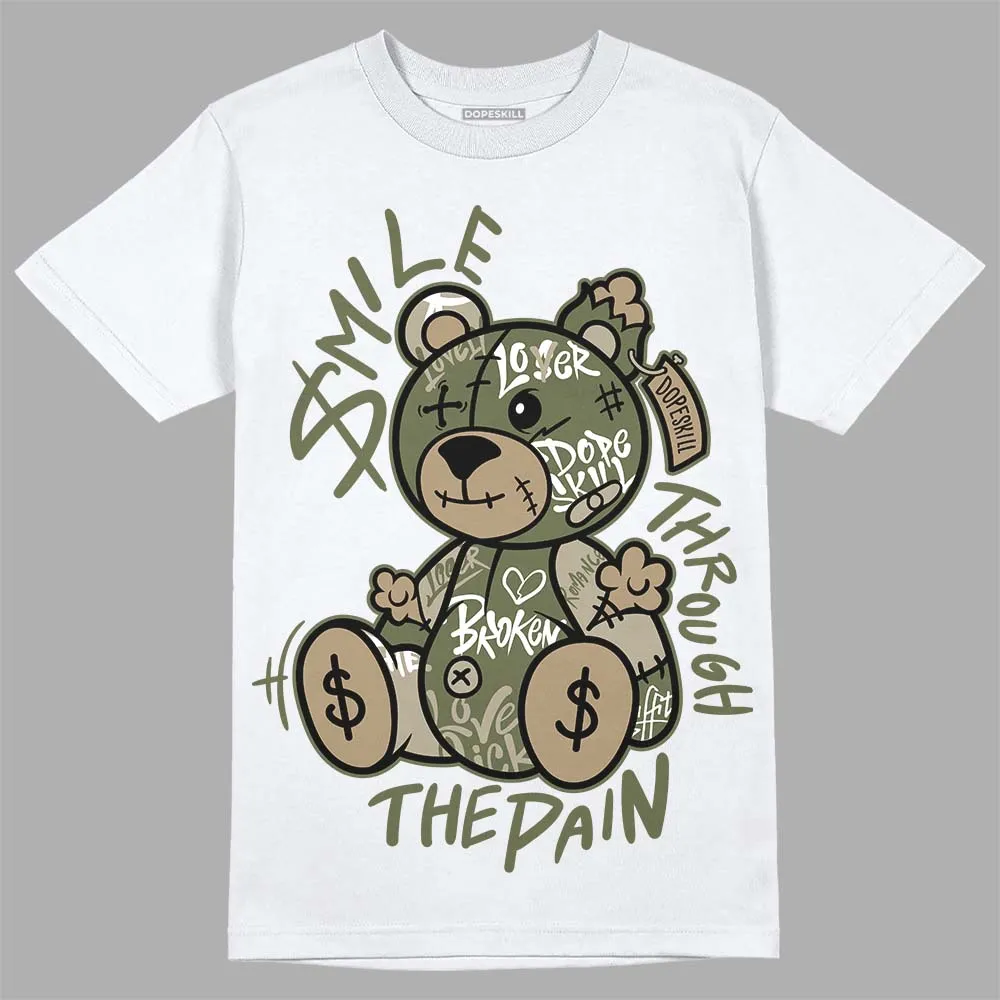 Max 90 Neutral Olive DopeSkill T-Shirt Smile Through The Pain Graphic sold by DopeSkill product image thumbnail 2
