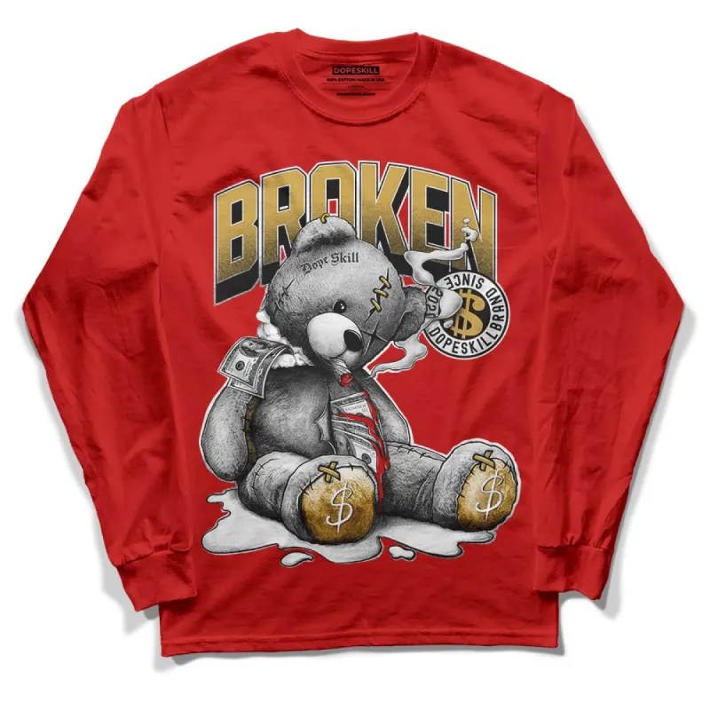 Red Collection DopeSkill Red Long Sleeve T-Shirt Sick Bear Graphic sold by DopeSkill