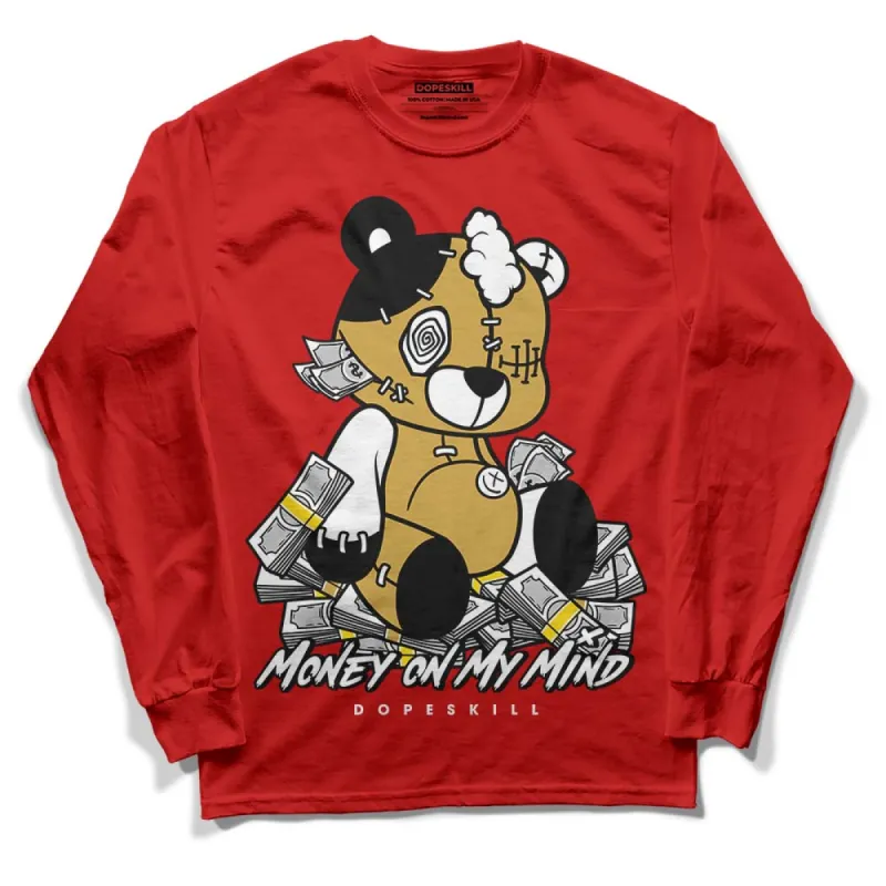 Red Collection DopeSkill Red Long Sleeve T-Shirt MOMM Bear Graphic sold by DopeSkill