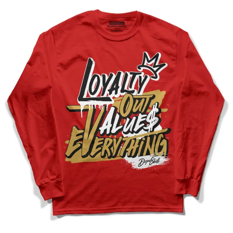 Red Collection DopeSkill Red Long Sleeve T-Shirt LOVE Graphic sold by DopeSkill