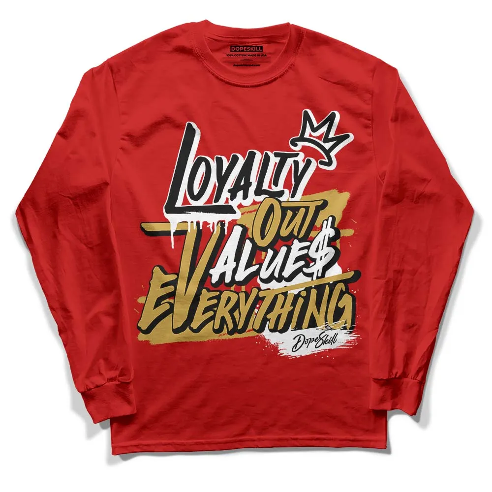 Red Collection DopeSkill Red Long Sleeve T-Shirt LOVE Graphic sold by DopeSkill