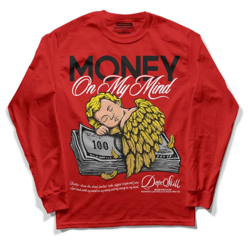 Red Collection DopeSkill Red Long Sleeve T-Shirt MOMM Graphic sold by DopeSkill