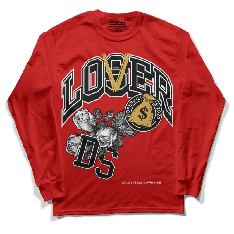 Red Collection DopeSkill Red Long Sleeve T-Shirt Loser Lover Graphic sold by DopeSkill