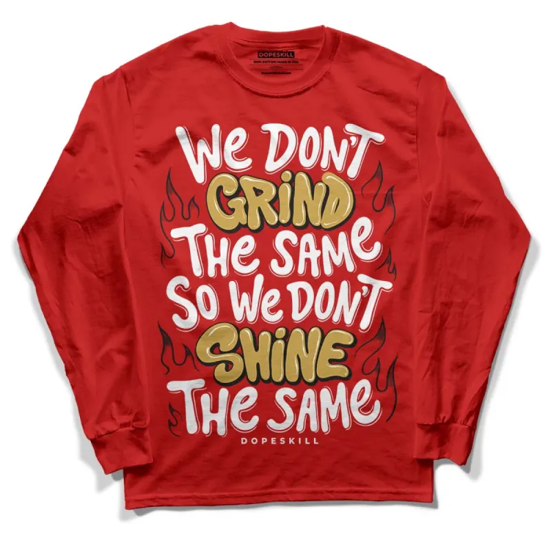 Red Collection DopeSkill Red Long Sleeve T-Shirt Grind Shine Graphic sold by DopeSkill