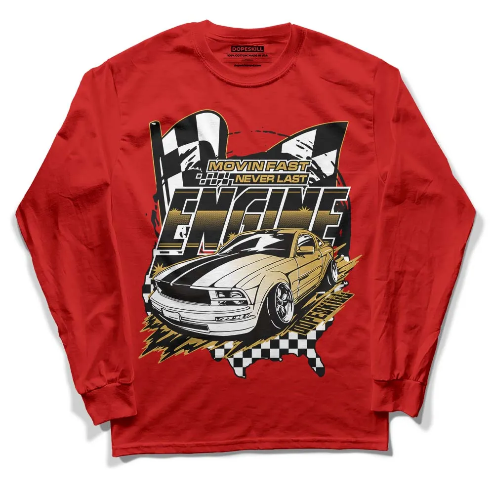 Red Collection DopeSkill Red Long Sleeve T-Shirt ENGINE Tshirt Graphic sold by DopeSkill
