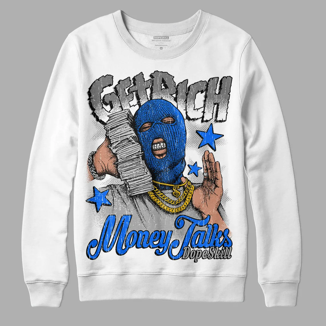 Stealth 12s DopeSkill Sweatshirt Get Rich Graphic sold by DopeSkill