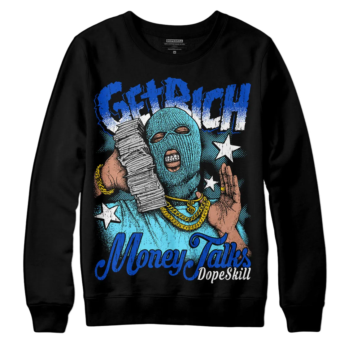 SB Dunk Argon DopeSkill Sweatshirt Get Rich Graphic sold by DopeSkill product image thumbnail 2