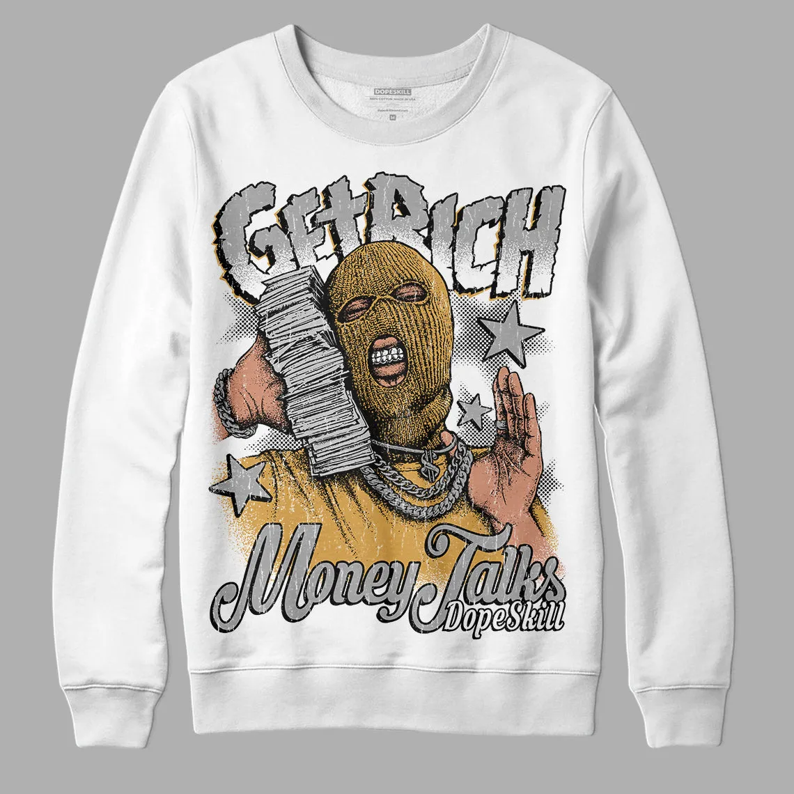 Gratitude 11s DopeSkill Sweatshirt Get Rich Graphic sold by DopeSkill