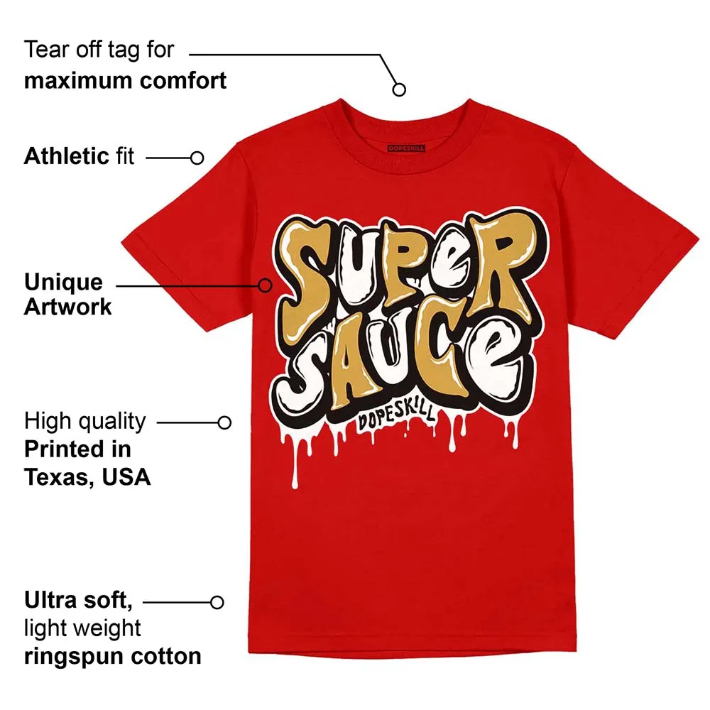 Red Collection DopeSkill Red T-shirt Super Sauce Graphic sold by DopeSkill product image thumbnail 2